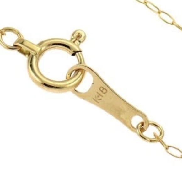 18k Yellow Gold 6 Piece Diamond Cluster Necklace W Box - Picture 4 of 13